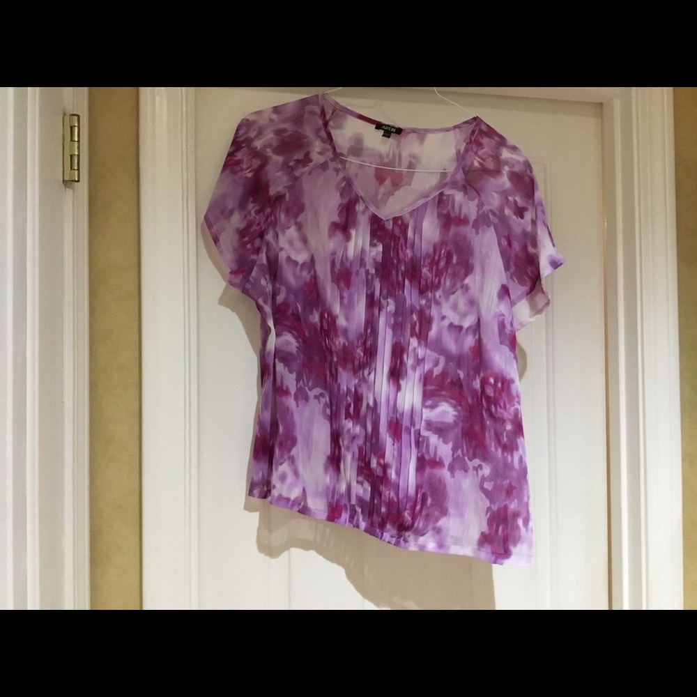Women’s Beautiful ADT9 Sheer Blouse Flare Sleeves